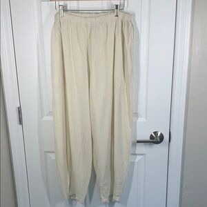 Oh my gauze ivory harem pant size L/XL